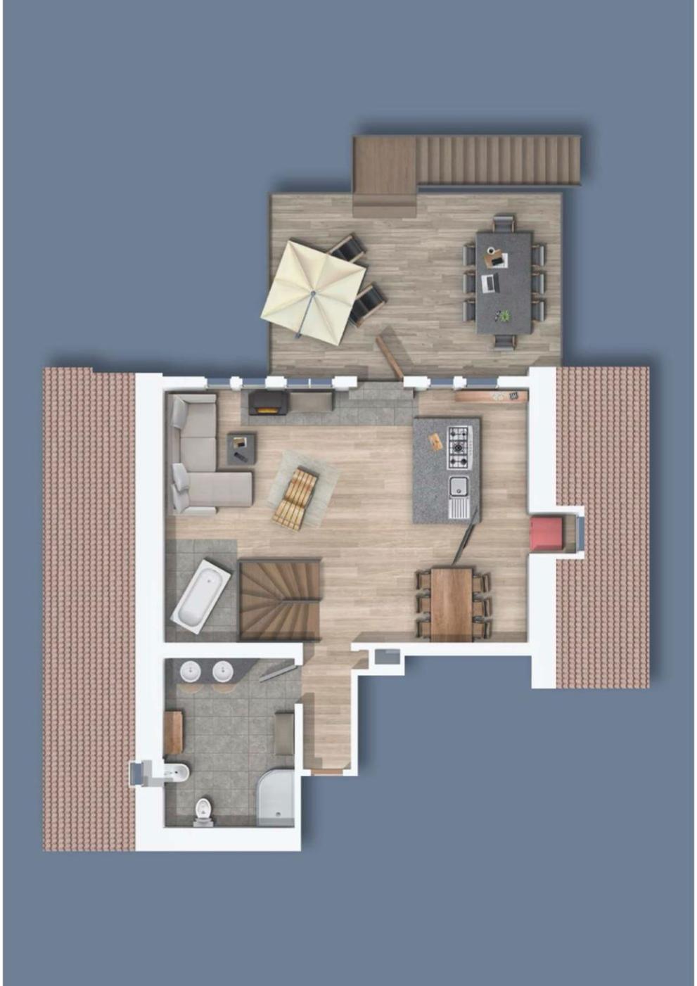 Grosses Mit Sauna, Grill, Garten, Kaminofen Apartment